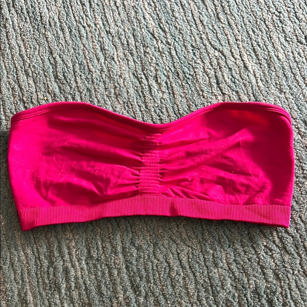 Vibrant Pink Bandeau Top